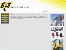 Tablet Screenshot of gctinvestments.com